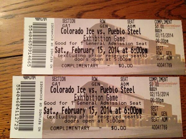 AndrewMiro954's tweet image. FREE TICKETS first 3 people in Colorado  RT this for @TheColoradoIce tickets! Join us to kick off the season!!
