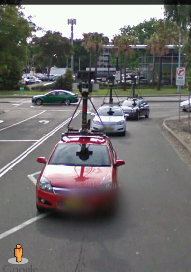 FirstCallglass's tweet image. Google cars taking pictures of other Google cars! #googleception