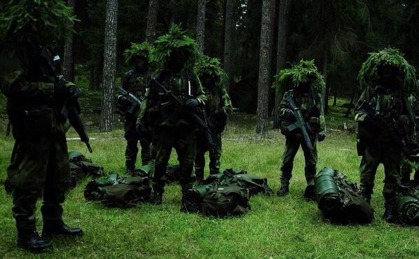 Military_Porn's tweet photo. Swedish Wookiee Soldiers. End of 3 month basic training http://t.co/a0DRJ474Sa