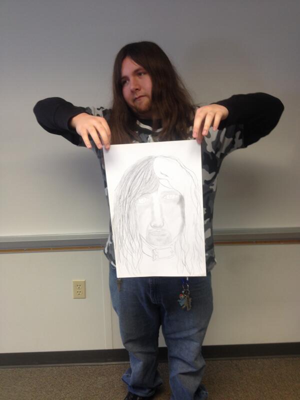 VSAIowa's tweet image. #DSM students show off their #portraits from our VSA Children's #Visual #Arts Discovery class.