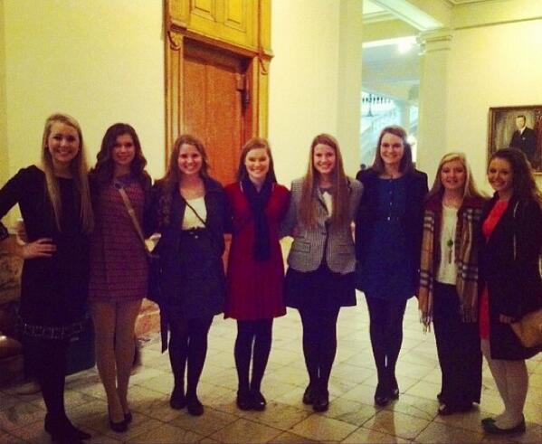 Some of the Sophomores from #dayatthecapitol