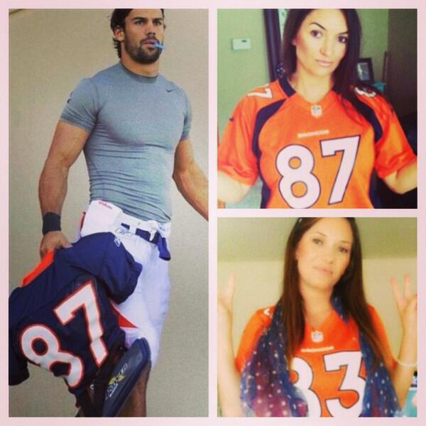 ssarnold6's tweet photo. Super Bowl bound.4 days.cant wait. We are ready!!!  @LindsayRoseFC @EricDecker87 @Broncos http://t.co/jhoHkdmF4U