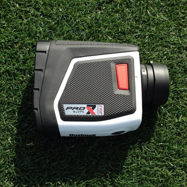 RickieFowler's tweet photo. New play toy from @BushnellGolf Bushnell Pro X7 Slope Rangefinder...so good!! #JOLT http://t.co/wPYwUNDeLZ