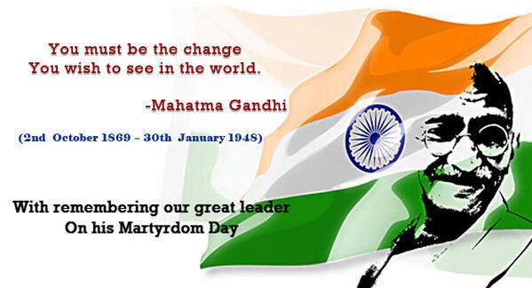 INC_Manipur's tweet photo. You must be the change
You wish to see in the world.
                -Mahatma Gandhi http://t.co/CwcGWahcFg