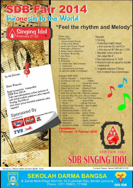 event_lpg's tweet photo. SDB Singing Idol on February 22, 2014. Join Us! CP: @Adveentus @uci_masayu @SDB_Zone http://t.co/pOVx0meTI8