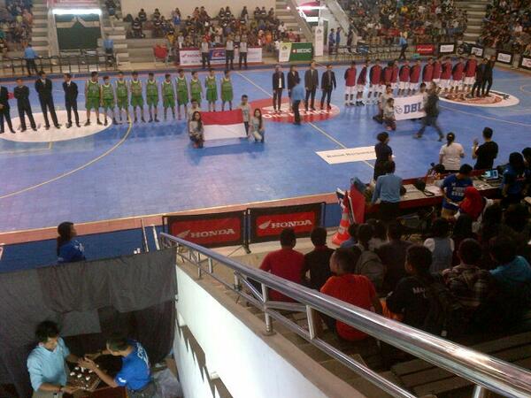 Opening Party DBL <a href="/DBLSouthKal/">.</a>! Pertandingan antar SMKN 4 Bjm dan @SmadaBBall.