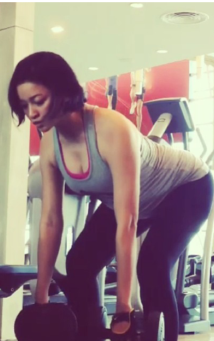cleopasrah's tweet photo. Congrats Agni Pratistha atas kehamilannya! Sudah besar ya perutnya, tapi tetep aktif ngegym. http://t.co/3YCBTy70a2