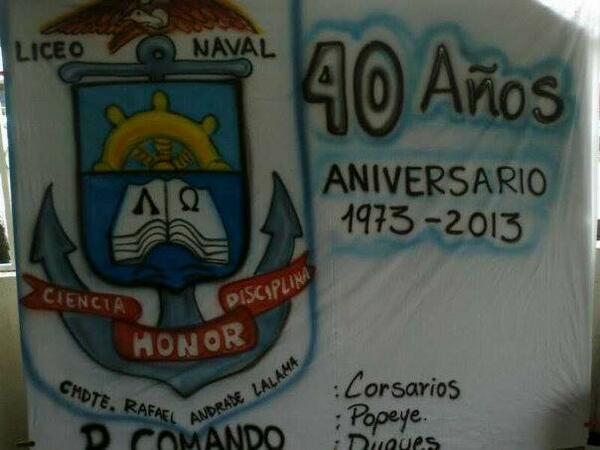 LICEO NAVAL . 
PROMO-40 . CORSARIOS ...
:3