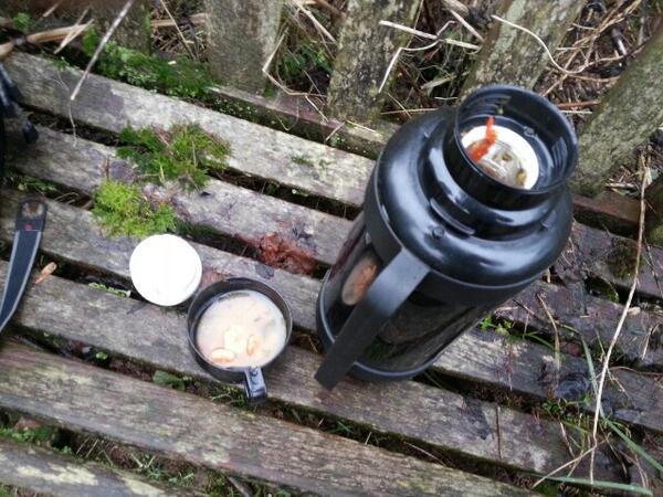 Lorraine Pascal's hot and sour soup in the wild as I think should be - mmm warming