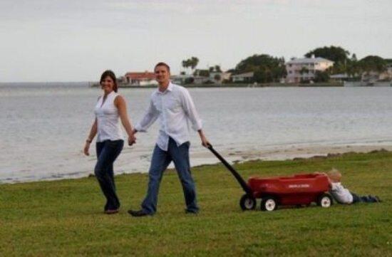If you only see one pair of parents who aren't quite paying full attention today, make it this one.