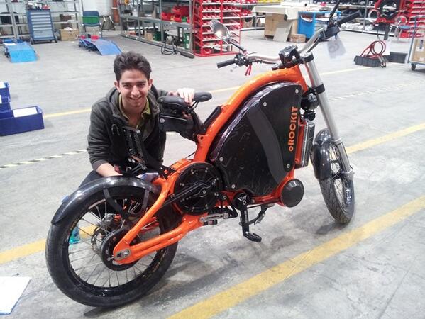 Final touch! Your bike is ready for pick up @eROCKIT_NL