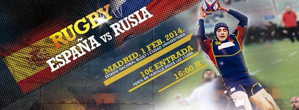 ferugby's tweet photo. @teledeporte confirma que el ESPAÑA-RUSIA se emitirá en DIRECTO por la web de @rtve Sábado 1feb, 16.00h. Pásalo! http://t.co/F3HtGfLQeK