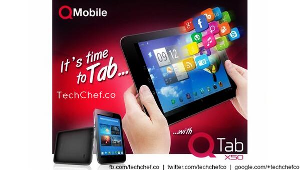 techchefco's tweet image. #QMobile Launches its First #Tablet, the #QTab X50  
techchef.co/blog/qmobile-l…