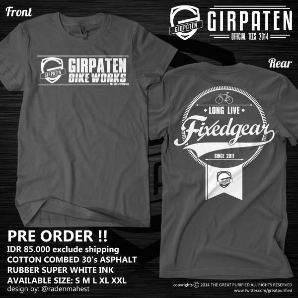 ready stock / PO ?“<a href="/GIRPATEN/">GIRPATEN Bike Works</a>: GIRPATEN BIKE WORKS Official TEES 2014  - Enjoy”