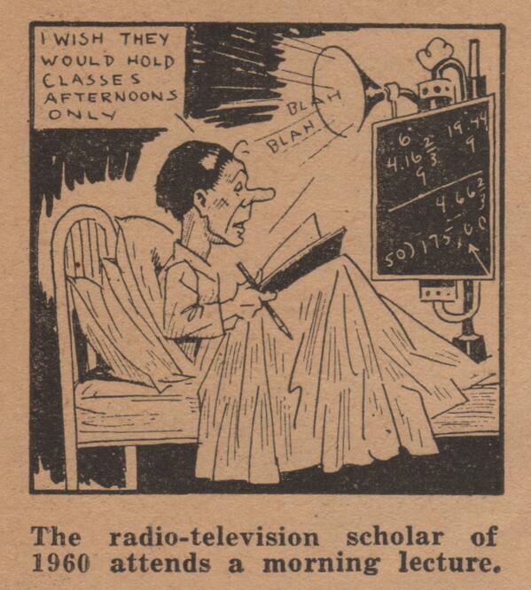 Aurora_Inst's tweet photo. Depression-Era Teachers Predicted Online Schools Would Look Like This (@paleofuture @giz_au) > http://t.co/y4yPkrnfKd http://t.co/Gsqlqy8k0N