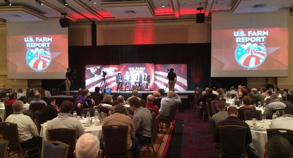 DougEdge70's tweet photo. Tune in to U.S. Farm Report at 10am EST RFDTV Sat. from Top Producers Seminar-round table sponsored by SFP. #TPS14 http://t.co/WAOQNF5paV