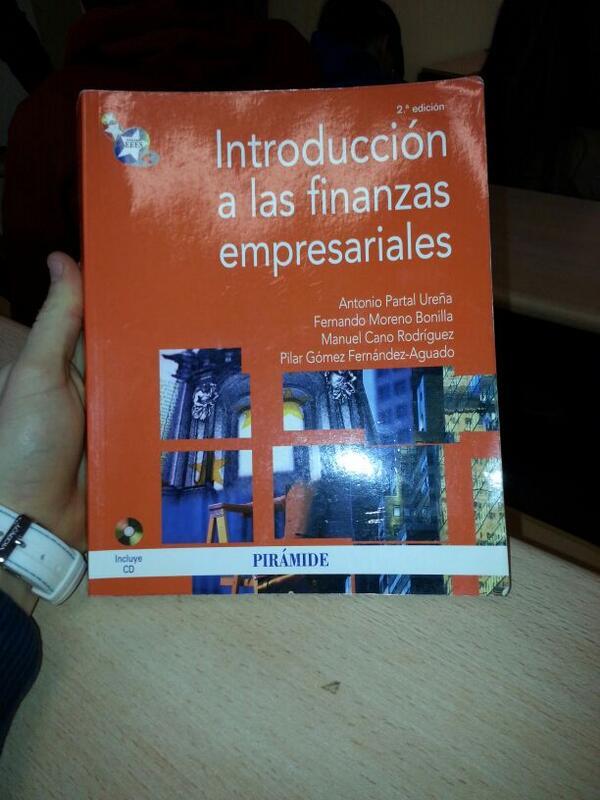 UJAShare's tweet photo. "@Samu_94official: Busco libro de Introducción a las finanzas @UJABooks  http://t.co/kuFTnVOKAV"