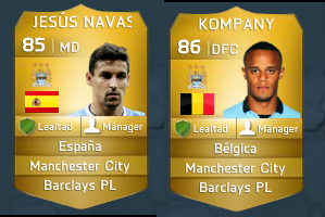 Tradeos_FUT14's tweet photo. SORTEAZO, Kompany y Navas,lo puedes conseguir por solo 6K,solo habrán 10 posibles ganadores,RT si quieres participar. http://t.co/F2AuBfFsvk