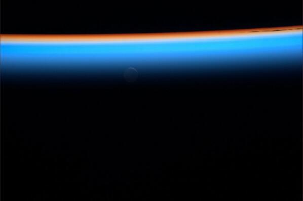 Beautiful sunrise with a hint of moon...