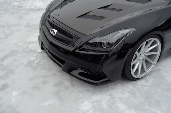 NationalSpeed's tweet photo. Our parking lot is an ice rink.

#ice #snow #G37 #infiniti #vossen #wheels #IPL #fitment #wilmington #nationalspeed http://t.co/bemKnJ9ksn