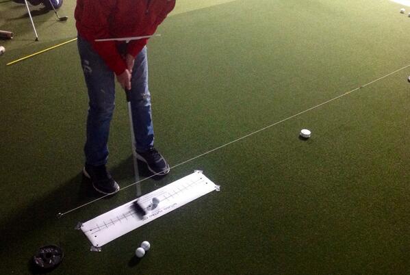 myPuttGolf's tweet image. My jr golfers wanted to putt with @TStrokePutting system last night instead of hit balls! #madeeverything