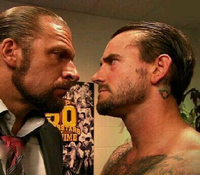 SSCTalks's tweet image. @CMPunk needs to break the face of @TripleH. #ProudPunker @WWE #BringBackCMPunk