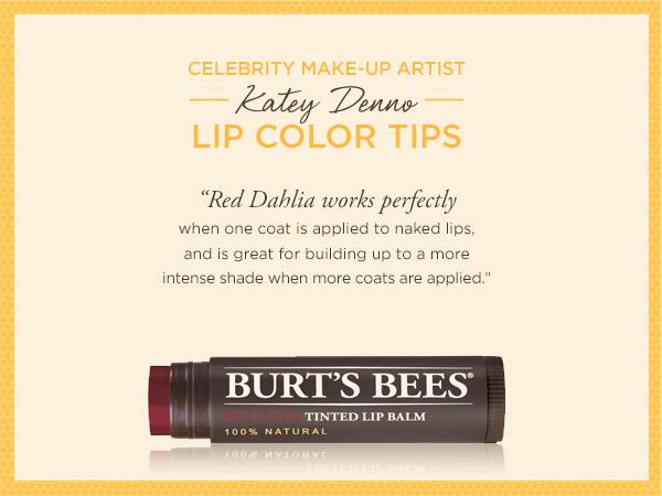BurtsBees's tweet photo. 1…2…3. Coat on the intensity. http://t.co/IEv42jIc5Z #natureknowscolor http://t.co/TFGlRqp8Z0