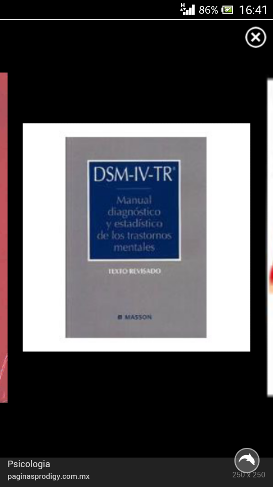 UJAShare's tweet photo. "@neodicker: @UJABooks busco libro DSM IV para comprarlo RT por favor http://t.co/n268X3J4dW"