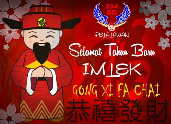 Regwil Pelalawan mengucapkan selamat tahun baru imlek#gong xi fa chai :D