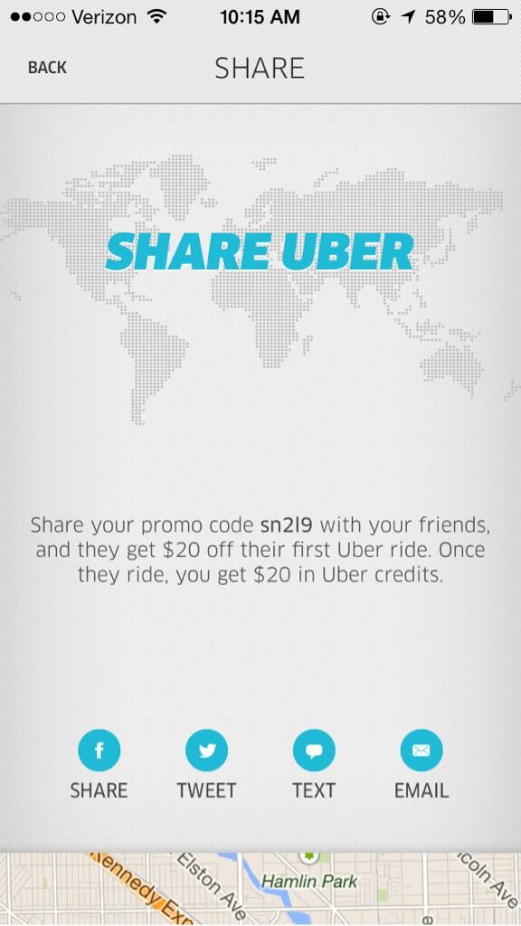 DarkMapleBacon's tweet photo. Hey @Uber &amp; @Uber_CHI  for promocodes does "casing" matter? Also is that an I, L, or a 1 in my promocode? http://t.co/rDSxKrWzqe