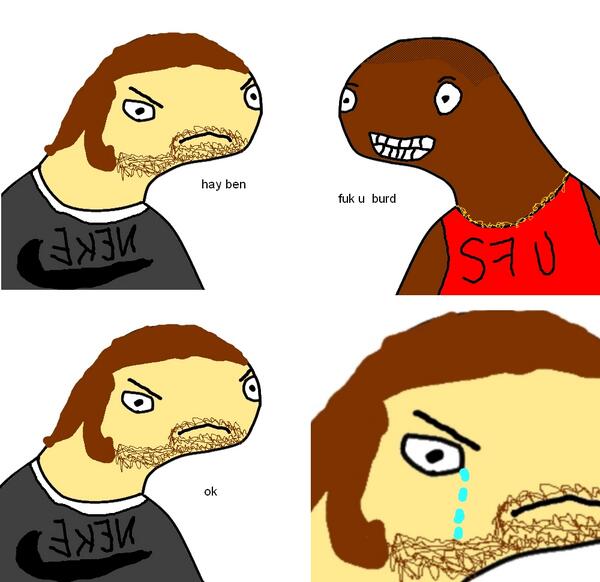 burdlane's tweet photo. fuk u ben  rt if u cri evrytme http://t.co/LFAhiS2CMB