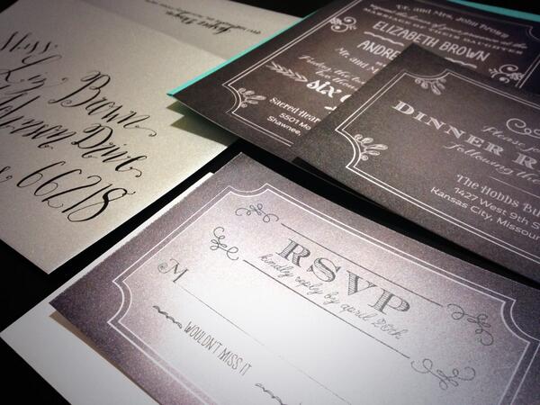 JasperDesignco's tweet photo. Wedding samples on their way! #WeddingInvitations #weddingseason http://t.co/Lq2XaPAiYG