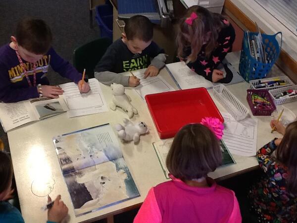 mrswartgow's tweet image. Working on some arctic animal research with our kinder friends!  @mrslangan #multiagelearning