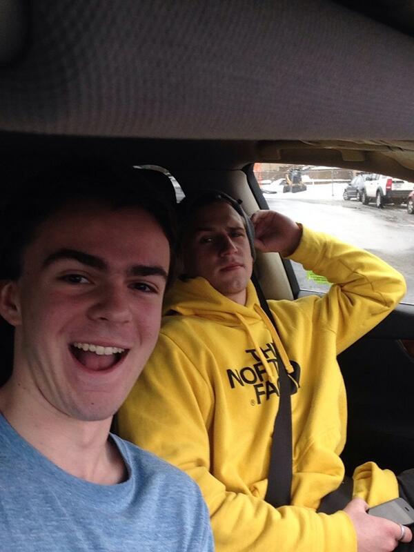 Billy_madsen's tweet photo. LT with the birthday norm! Featuring the spaceship @NormoftheRings http://t.co/KCdQNvmg7B