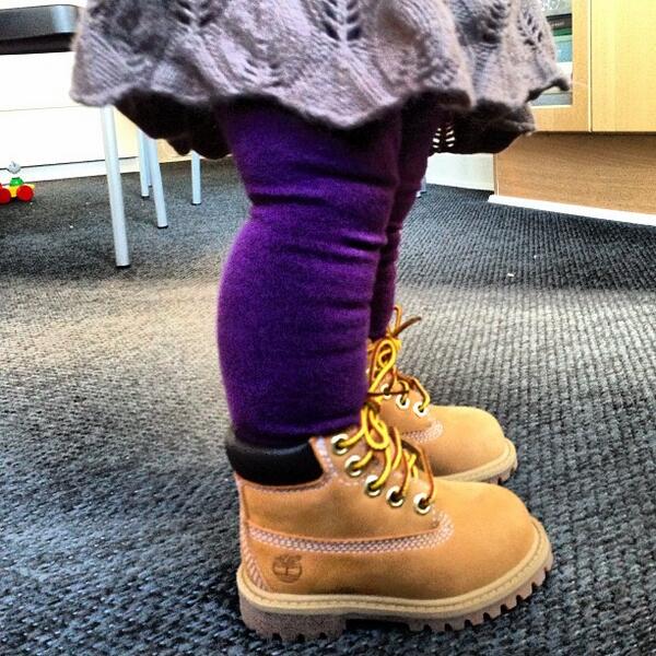 childhood in mini Timberlands! #tbt 