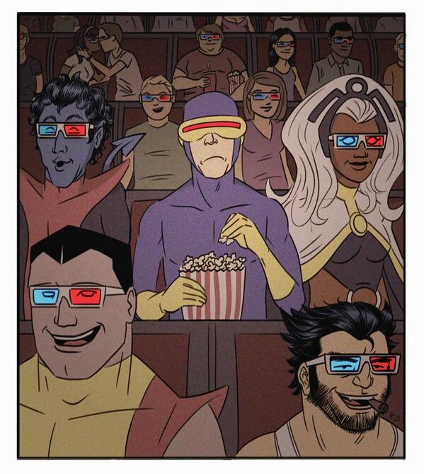 geekdecor's tweet image. Poor Cyclops...@GailSimone is probably laughing at his misfortune. (via silversnail.com/article/852)