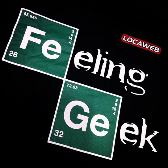 locaweb's tweet photo. Se este tweet chegar a 50 RT's, vamos distribuir 50 camisetas #FeelingGeek no melhor estilo #BreakingBad na #CPBr7! http://t.co/8q9MpKqaIm