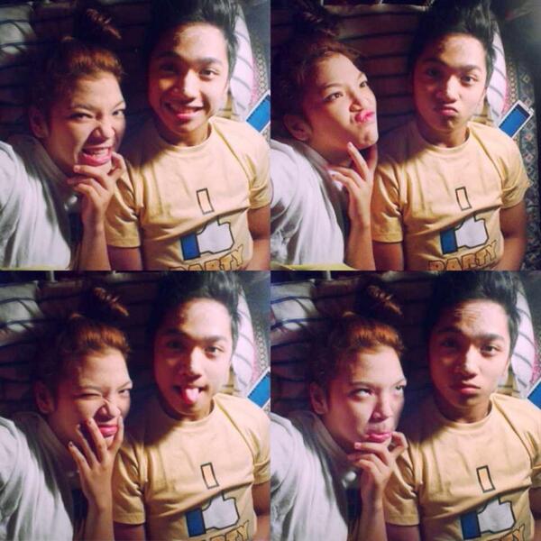 WawaManansala's tweet photo. Goodnight :)) with the bitch :) http://t.co/YOG6ldcsGn