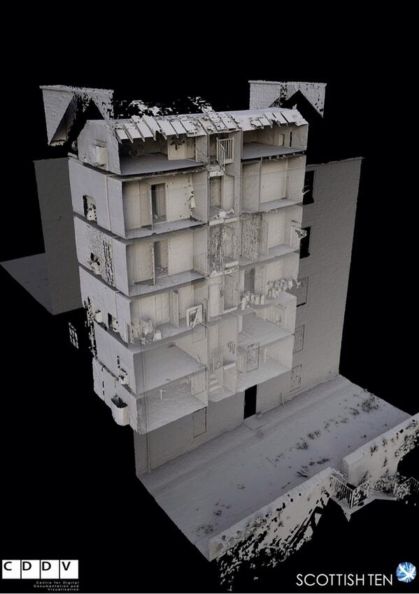 Scottish3D's tweet image. Unique view inside inaccessible Museum Stair building @newlanarkwhs created by laser scanning for #S10 #virtualaccess