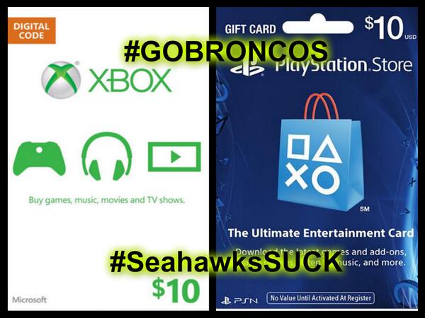 Man2bFree's tweet image. SUPERBOWL GIVEAWAY! $10 PSN or $10 XBOX Currency! 
Winner gets to pick! RT&amp;amp;Follow to enter! 
Winner selected SUNDAY!