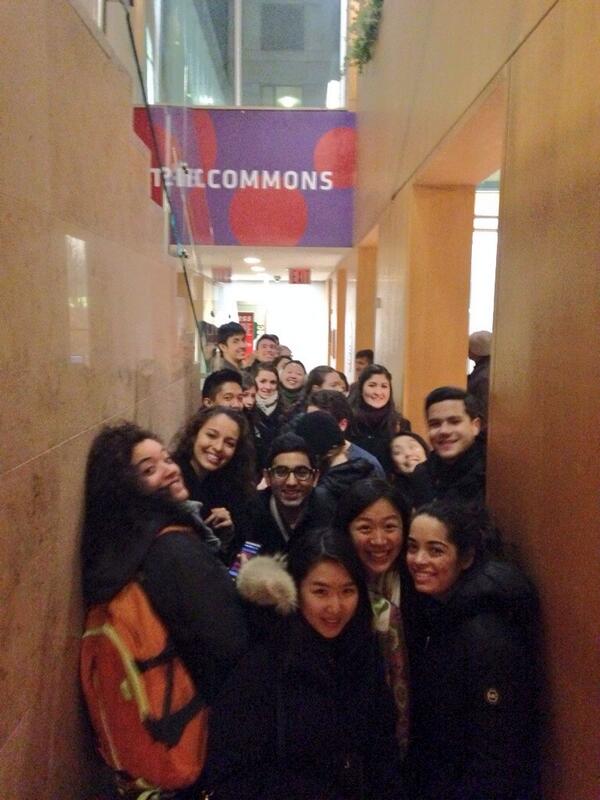 AmSpaceCadet's tweet photo. @MostofUsNYU Who's excited for @MatildaMusical tonight. THESE GUYS!!! #MostofUsNYU!!! http://t.co/ddVo9te8wq