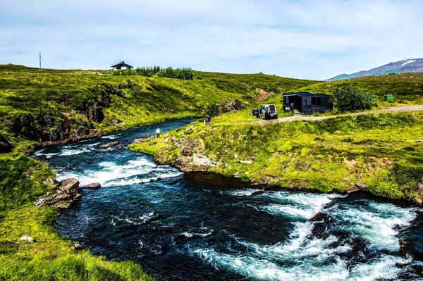 FlyfishTravel's tweet image. This lovely river is called upper Laxa in Asum   laxainasum.com #iceland #fishing #flyfishing  #salmon
