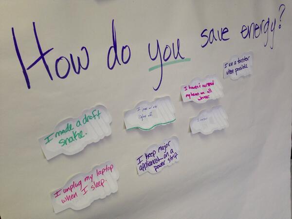 IowaCOSC's tweet photo. How do YOU save energy? Don't be afraid to get a little creative ;-) http://t.co/zTShxXdsQB