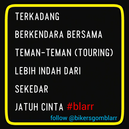 "<a href="/bikersgomblarr/">Bikers Gomblarr</a>: Semoga selamat sampai tujuan bro and sist #blarr "