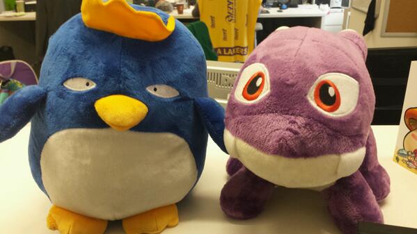Clee_LA's tweet photo. Starting my day with Pepe and Kargo.  Last  day of Jan 2014! February's gonna be a busy month for MapleStory... ;D http://t.co/ZEkKhQCMNb