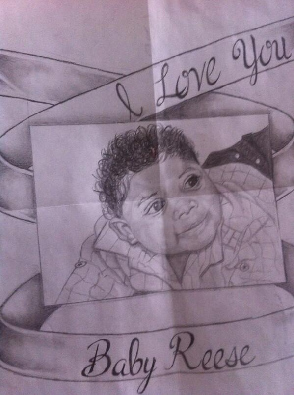 Dat_Bitch17's tweet photo. Picture Cortell draw for Baby Reese.! FreeCMoe http://t.co/TMr2J64WS8