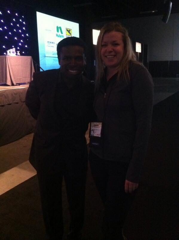 GrainFoxApp's tweet photo. Mr Pinball Clemons himself. Short little guy isn't he? #farmtech14 http://t.co/MryOeenoCk