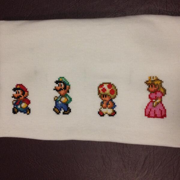 SpriteShirts's tweet image. Completed Mario Sprite tshirt! Pick four Mario characters for your own top :) etsy.com/shop/spriteshi… #mario #handmade