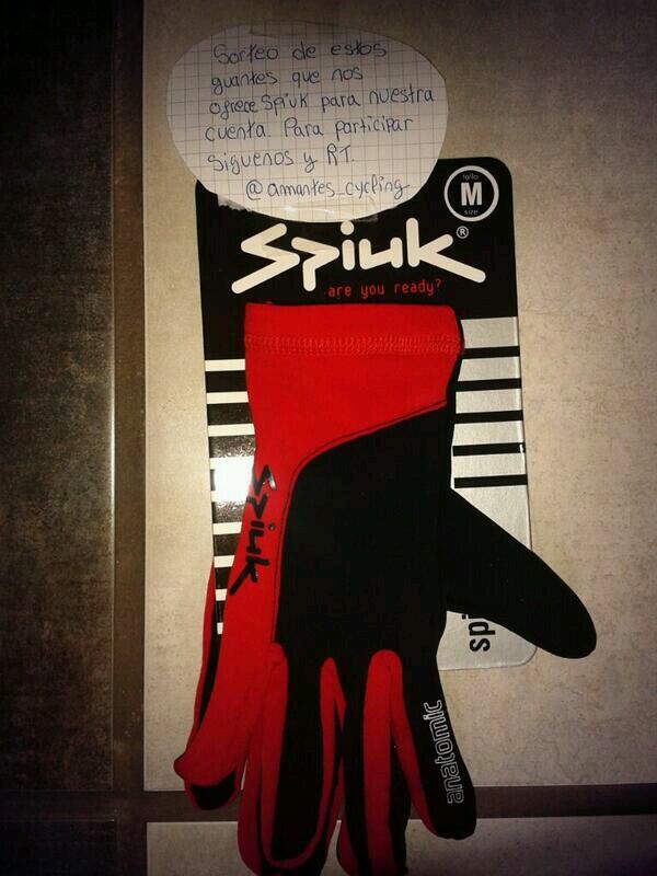 amantes_cycling's tweet image. RECUERDEN Primer sorteo de la mano de Spiuk. Guantes anatomic / Para participar  RT + follow hasta el dia 1 Febrero.