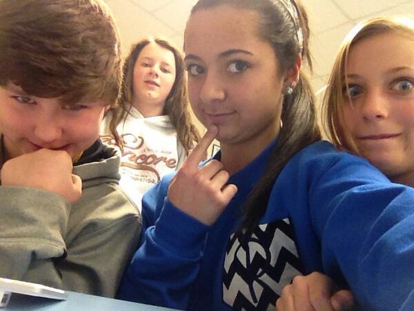 allisoncolburn's tweet photo. Just a normal pic in tech ed😎@roxyy__15 @JFletcher1327 @emma_grace_B http://t.co/bNVVJEEDj4